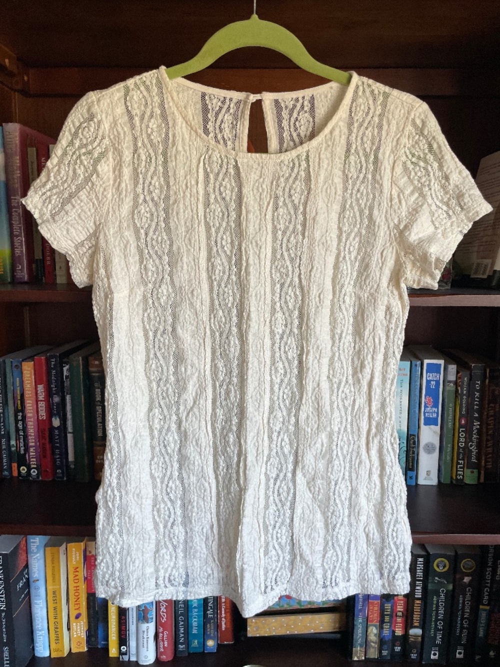 Cabi Ivory Lacey Tee
